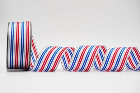 Multi-Colored Double Striped Ribbo_K1738_red.blue